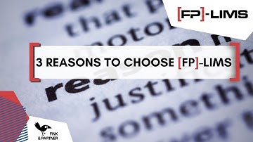 LIMS Software: 3 Reasons to choose [FP]-LIMS