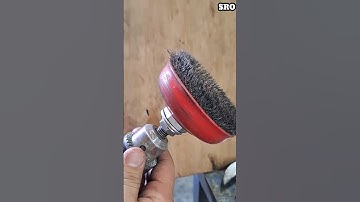 DIY Cup Brush with Drill Machine #howto #tutorial #shorts #tricks