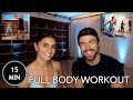 15 MINUTE FULL BODY WORKOUT! -Dayley Life with Derek Hough and Hayley Erbert