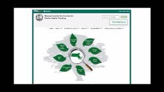 Massachusetts Environmental Public Health Tracking: Introduction and Navigation Tutorial