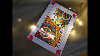 Diwali card making/DIY diwali card/Handmade Diwali card/Diwali greetings card ideas