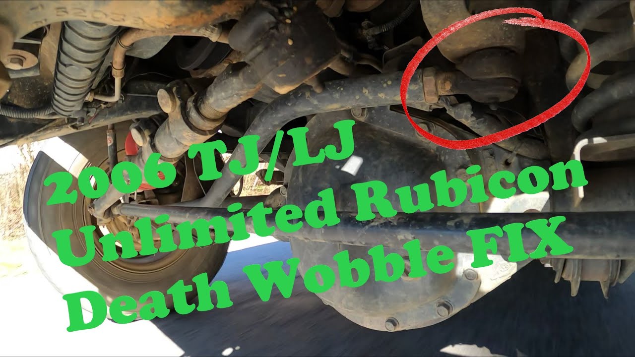2006 Jeep TJ/LJ Rubicon Death Wobble Fix - YouTube
