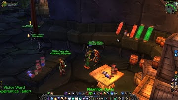 Expert Tailoring Trainer, Horde (150 to 225) WoW Classic