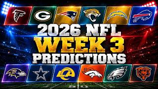 2026 NFL Week 3 Predictions