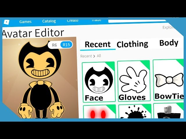 Roblox Making Bendy And The Ink Machine An Account Youtube - bendy bow tie roblox