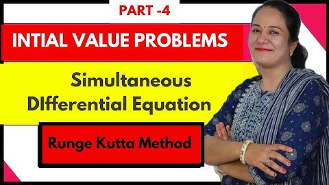 Initial Value Problem / Runge Kutta Method for simultaneous two equations