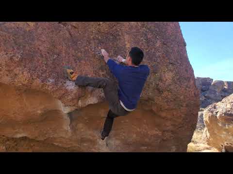 Beta Video for climb Redrum v7, Bishop