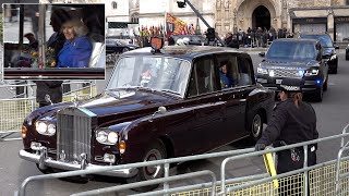 King Charles, Queen Camilla and other VIPs in their motorcades ? ?