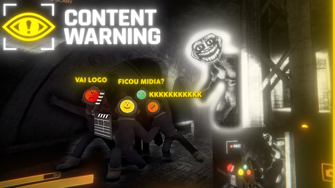 CONTENT WARNING é muito BOM KKKKK