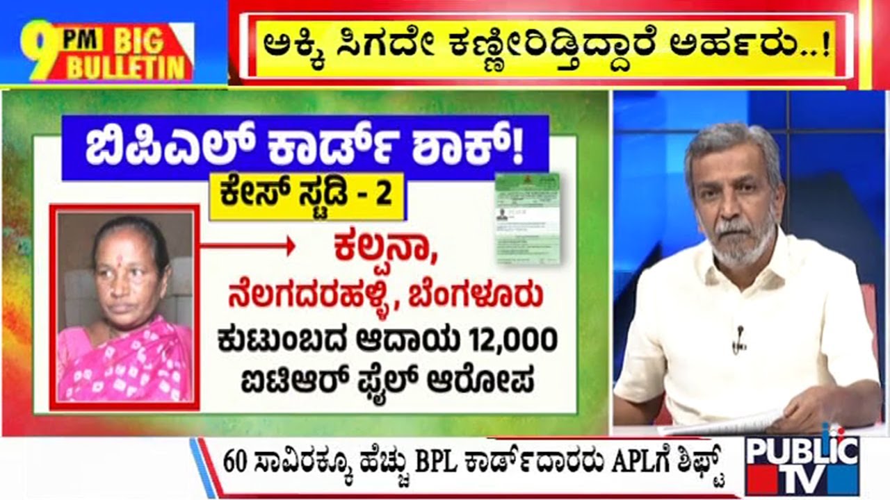 Big Bulletin With HR Ranganath | 60,000 BPL Cards Shifted To APL | Nov 18, 2024