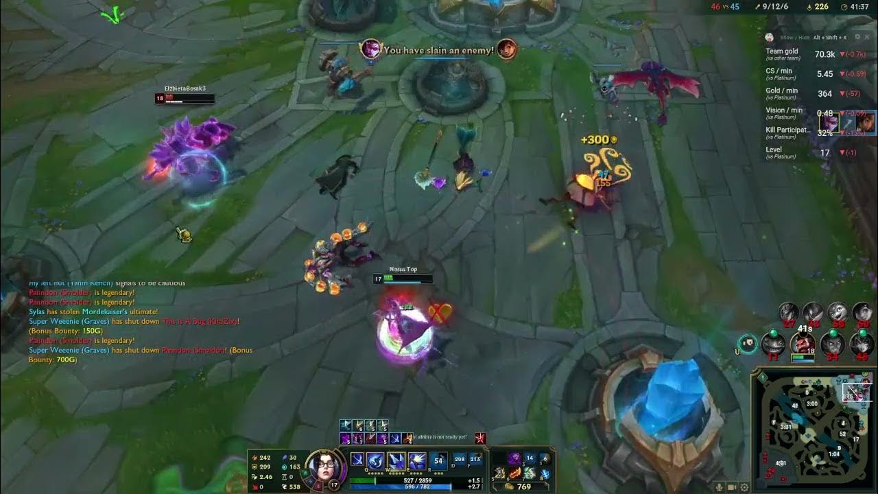 Ready go to ... https://www.youtube.com/watch?v=hUstKFEOCCM [ THE WORST VAYNE WORLD CLUTCH NEXUS SAVE]