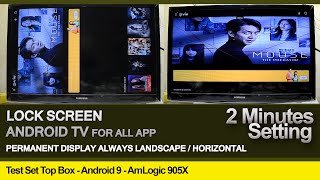 Fix Rotation Lock in Landscape screen Android TV screenshot 5