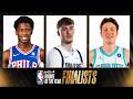 The 2025-26 Kia NBA Rookie of the Year Finalists