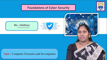 Computer Forensics and Investigation by Ms. J Alekhya