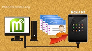 How to Import Contacts from vCard to Nokia N1, Transfer VCF Files to Nokia N1