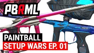 Paintball Setup Wars: High-End Tournament Guns Episode 1