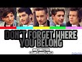 One Direction Don T Forget Where You Belong Lyrics Color Coded Lyrics One Direction Don T Forget Where You Belong Lyrics Color Coded Lyrics
