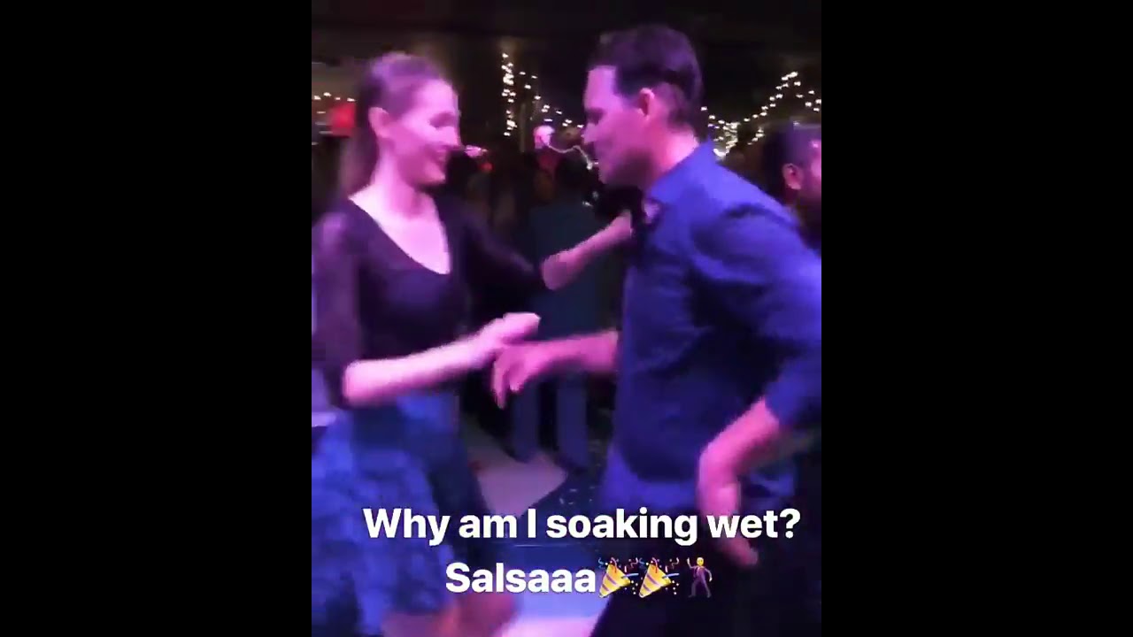 Luca Bella Facinelli dancing with her dad Peter Facinell