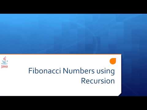 Lesson 9e Fibonacci Numbers using Recursion