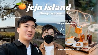 3 Days on Jeju Island in Autumn🍊: top attractions, cafe hopping and local restaurants | Travel Vlog