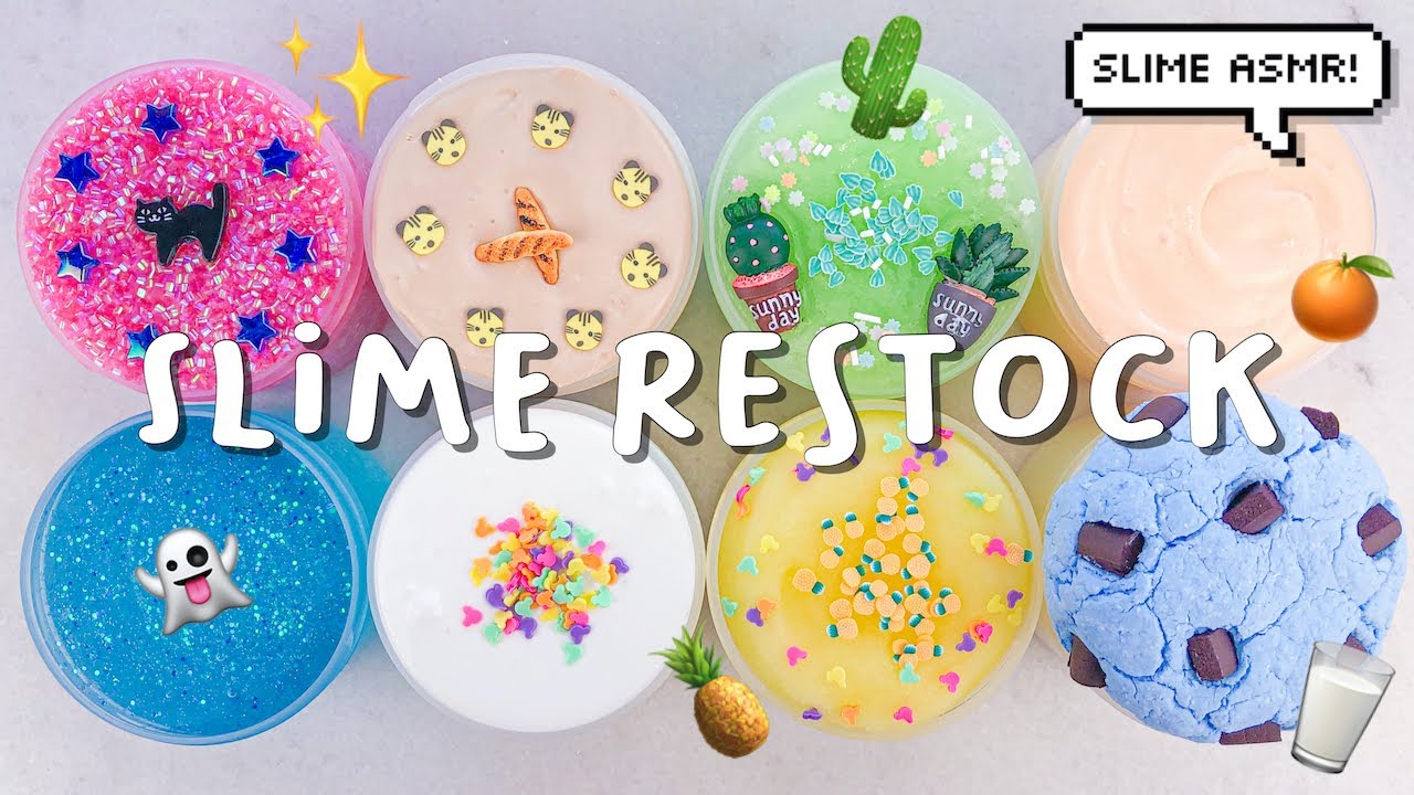 SLIME RESTOCK: NEW COOKIE MILK, ICEE, BUTTER FIZZ & MORE! November