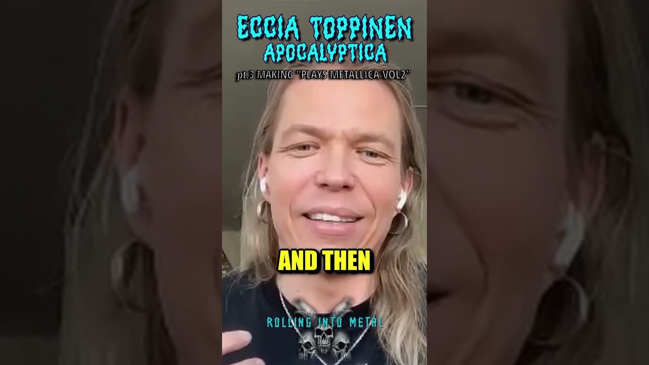 APOCALYPTICA'S ECCIA TOPPINEN pt3 NEW METALLICA COVER ALBUM #shorts #metal #interview