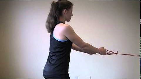 Standing Shoulder Row With Anchored Resistance