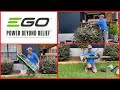 UNBOX ASSEMBLE AND REVIEW The EGO Power+ HT2411 24-Inch Brushless 56-Volt Cordless Hedge Trimmer