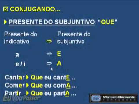55   Verbo    Conjugação Modo Subjuntivo