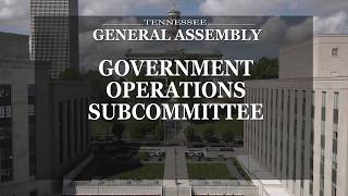 Government Operations Joint Subcommittee on Judiciary and Government - August 19 2026