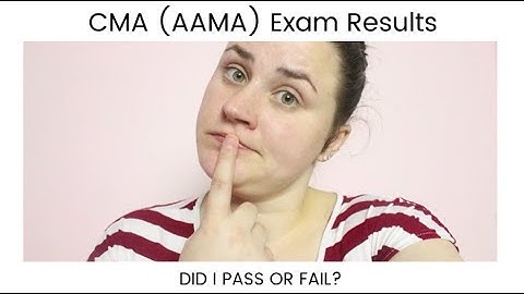 CMA AAMA EXAM RESULTS… DID I PASS? | Allie Young