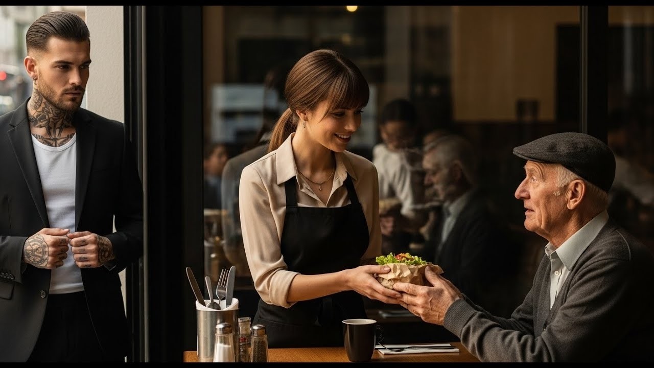 Poor Waitress Gave Her Lunch to an Old Man—Unaware He Was the Mafia Boss’s Father