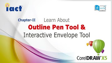 Corel Draw X5 || Online Tutorials Outline Pen Tool & Interactive Envelope Tool || Chapter 02