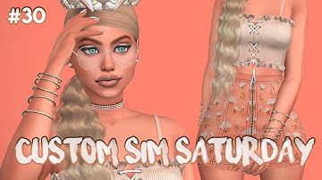 The Sims 4: CUSTOM SIM SATURDAY #30 + SIM DOWNLOAD