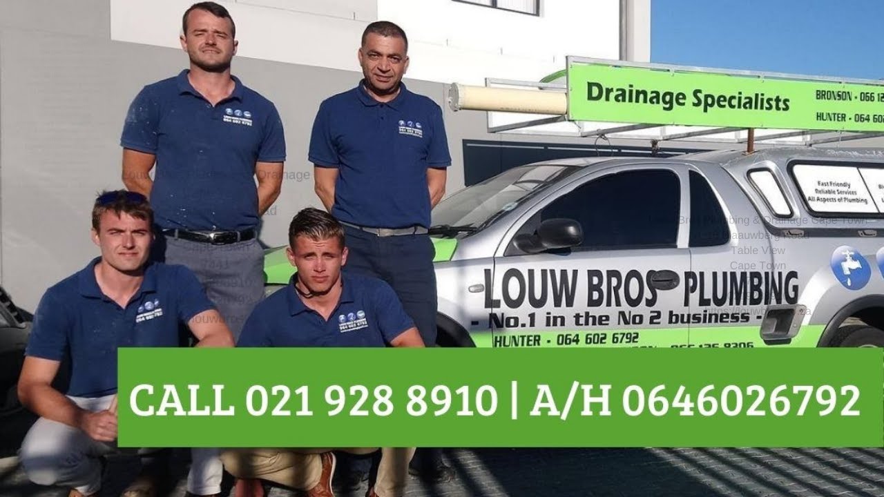 Cape Town Plumbers, Drainage & Leak Detection Specialists Louw Bros