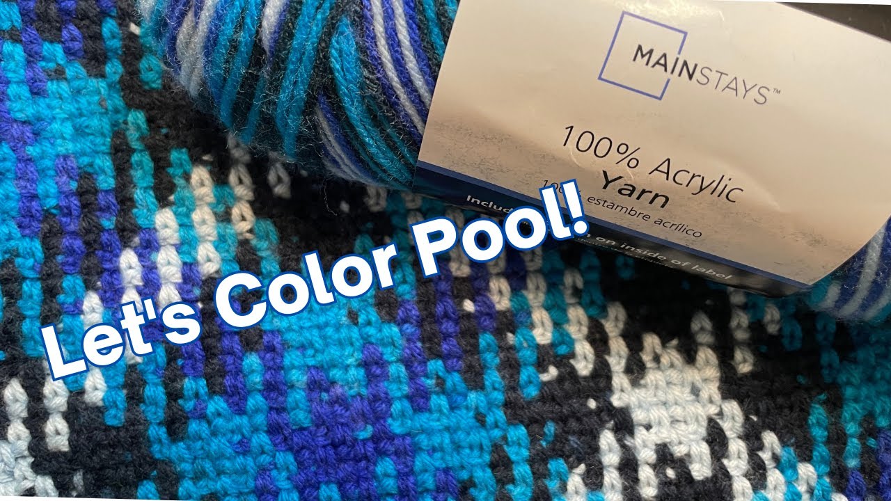 How to Color Pool//Mainstays Blue Multi//tutorial 