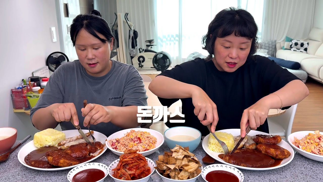 돈까스가 너무 먹고싶어서 등심, 치킨, 치즈, 생선까스 다 먹은날!