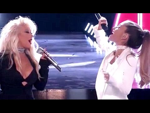 Ariana Grande With Christina Aguilera - Into You / Dangerous Woman - The Voice  Finale Ariana Grande With Christina Aguilera - Into You / Dangerous Woman - The Voice  Finale