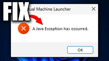 How To Fix A Java Exception Has Occurred - Easy Guide