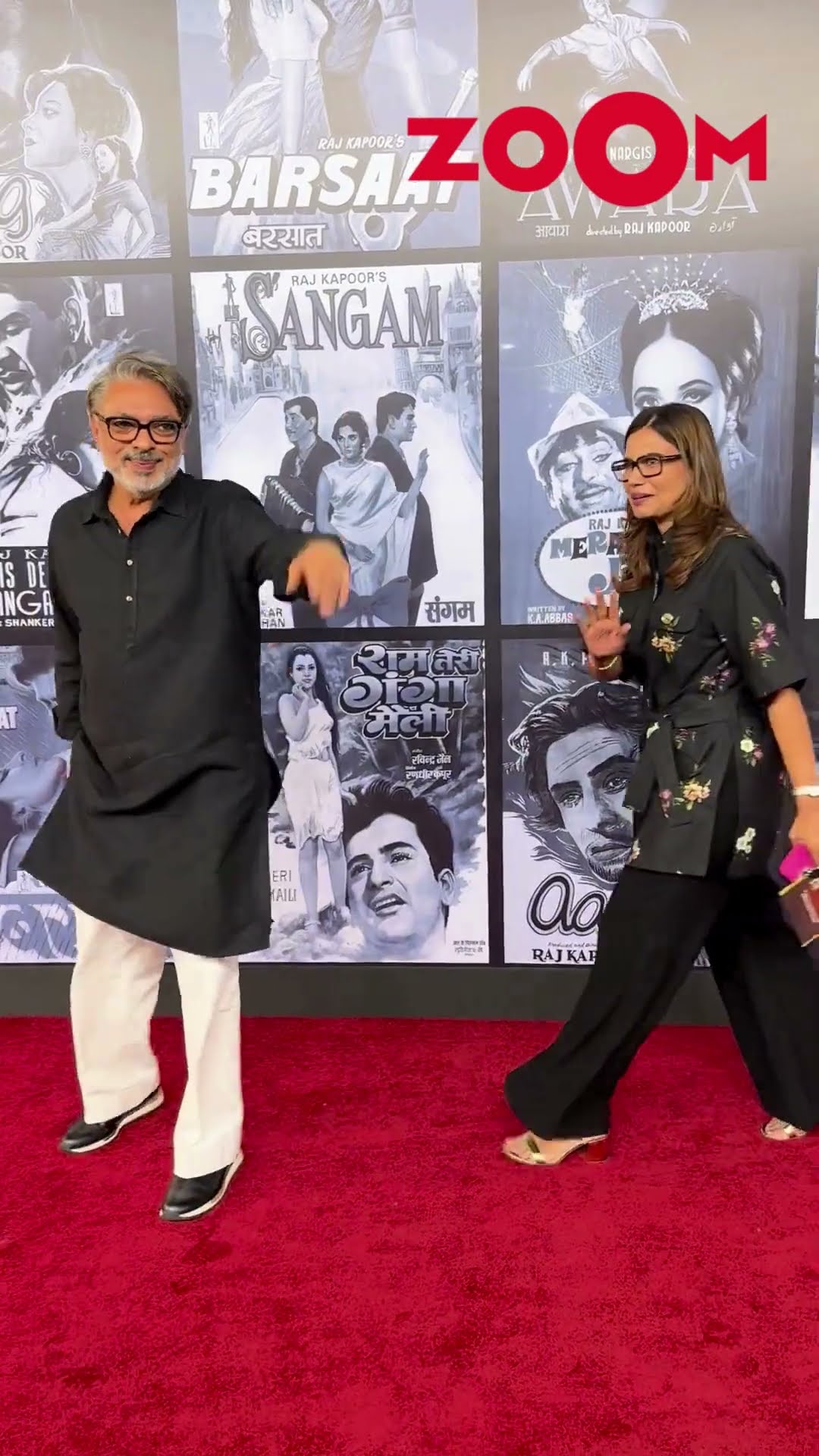 Sanjay Leela Bhansali POSES as he attends Raj Kapoor Film Festival #shorts