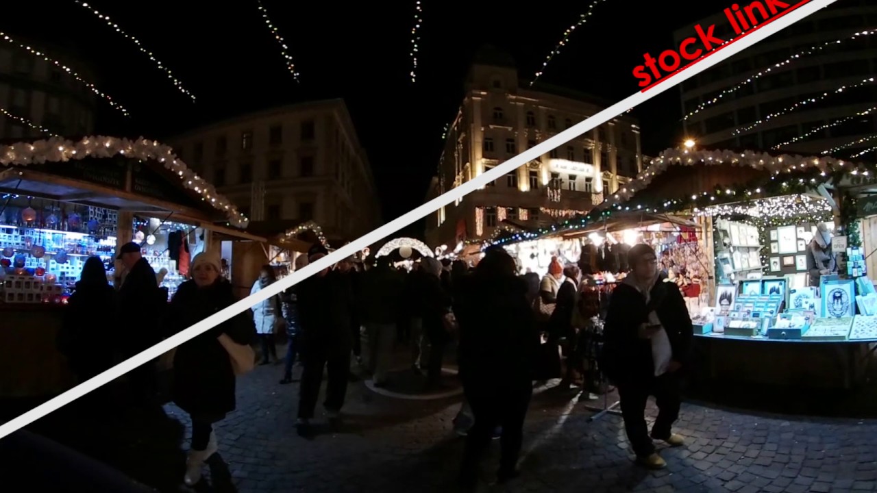 BUDAPEST ADVENT - VR 360 STOCK VIDEO stock video green screen