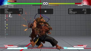 Akuma DP+LP Recovery Followup Options STREET FIGHTER V