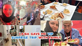 LAIBA GAVE ME VIP SURPRISE TRIP WITH FAMILY 🥰