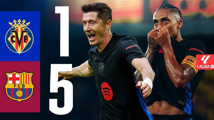 VILLARREAL 1 vs 5 FC BARCELONA | LALIGA 2024/25 MD06 - YouTube