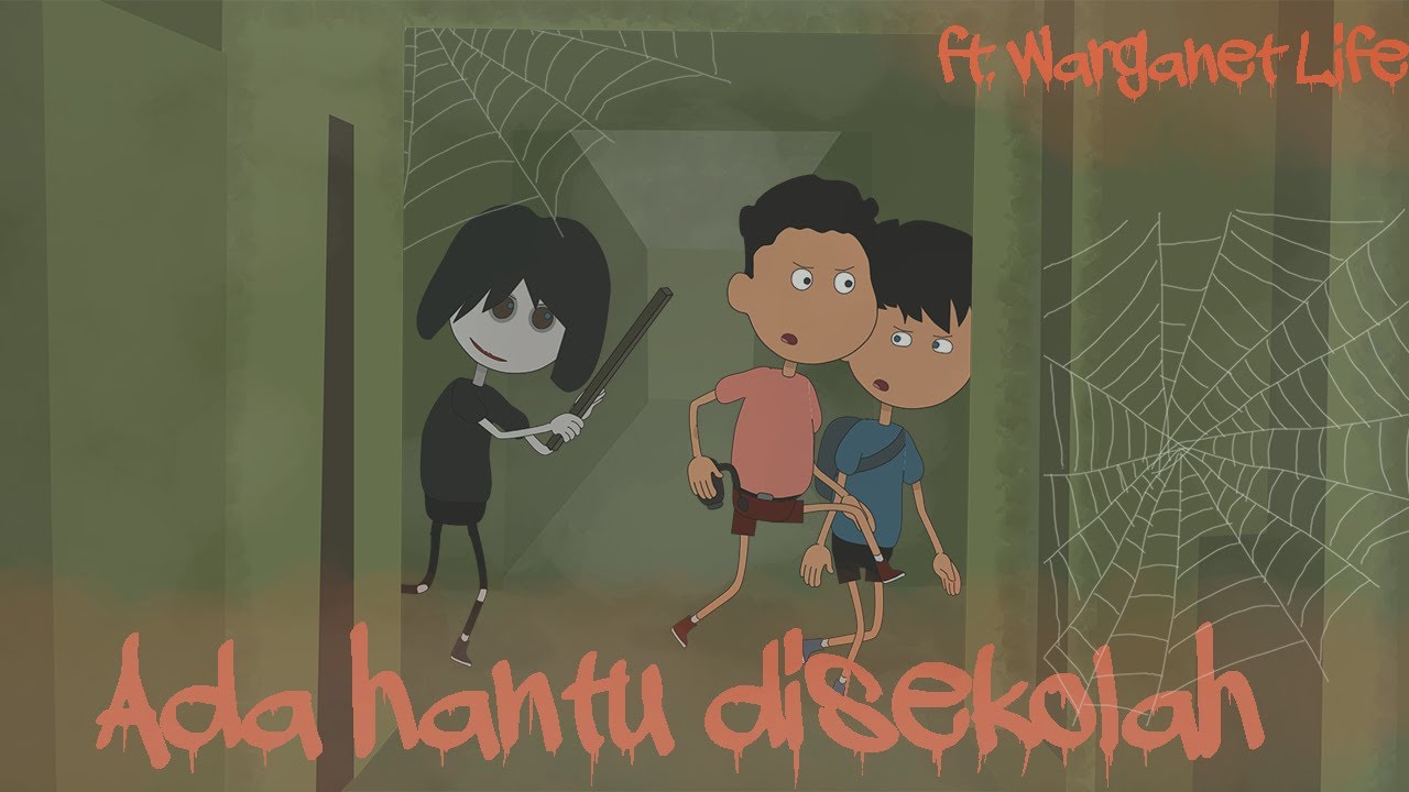 Ada Hantu  Di  Sekolah  ft warganet life Kartun  kartun  