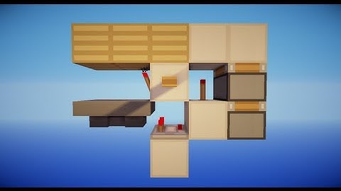 Smallest Flush Double Piston Extender [Upwards] (20 Blocks Volume)