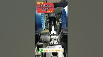 Hoist feeding material, automatic chamfering machine