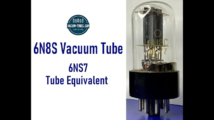 6N8S Tube Double Triode ~6SN7 Tube Equivalent