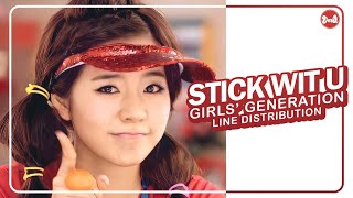 Girls’ Generation (소녀시대) – Stick Wit U (무조건 해피엔딩) | Line Distribution (All Vocals)