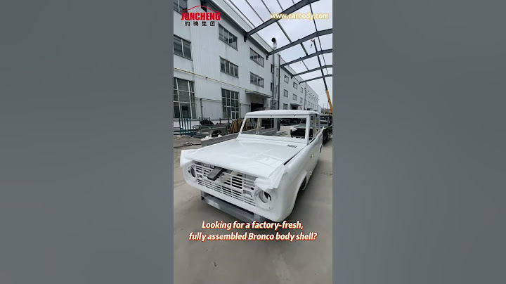Restore Your Classic Ride with a Brand-New 1966-1977 Bronco Body Shell! 🚗✨#FordBronco #ClassicCars